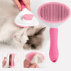 Self-Cleaning Pet Slicker Brush for Dogs, Cats & Rabbits