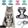 Cat Harness and Leash Set Escape Proof Reflective Adjustable Vest