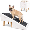 16in Dog Ramp Stairs Foldable Wooden Pet Ramp Ottoman for Couch Bed