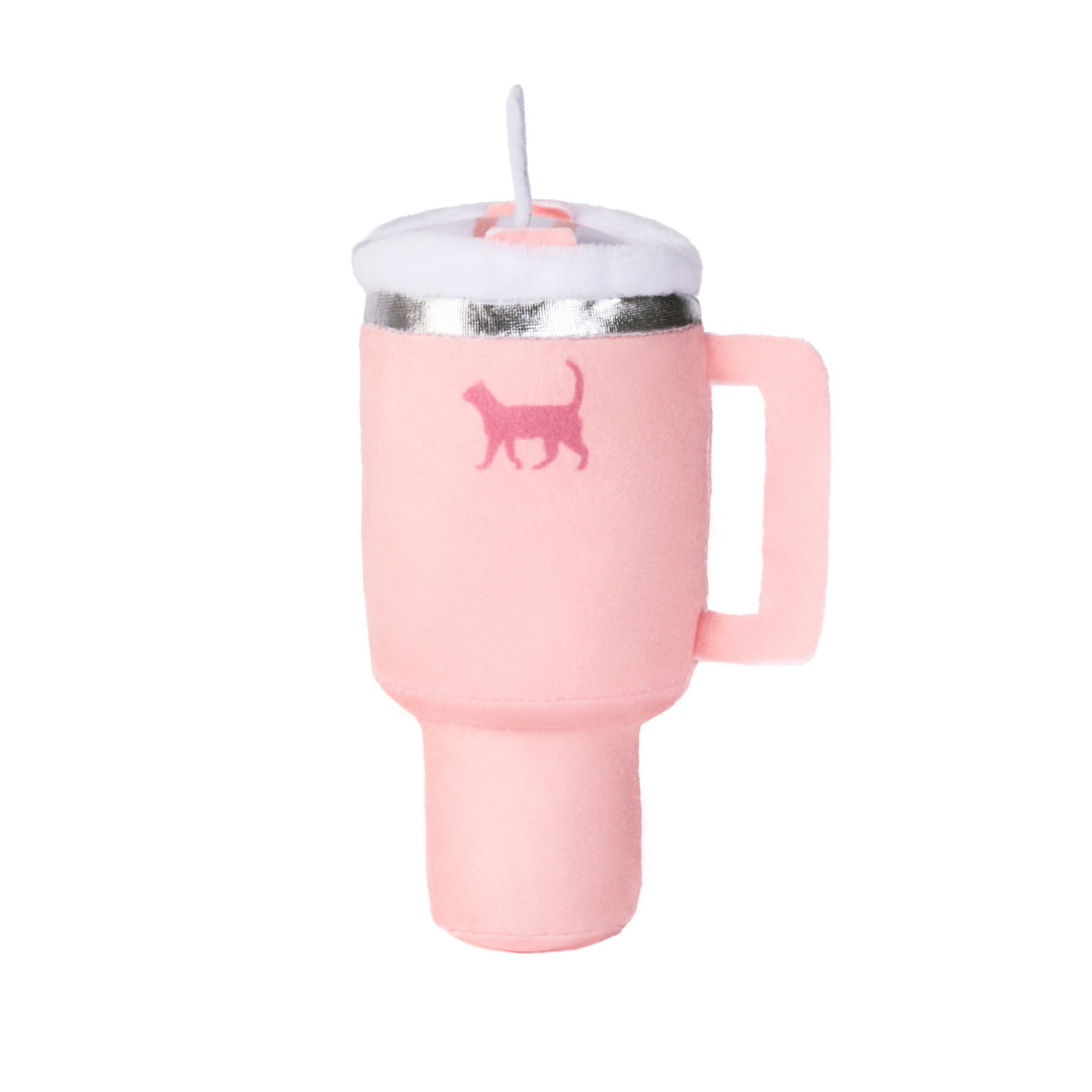 PUPROAR Kitty Cup Cat Toy | Cute Catnip & Crinkle Plush Cat Toy