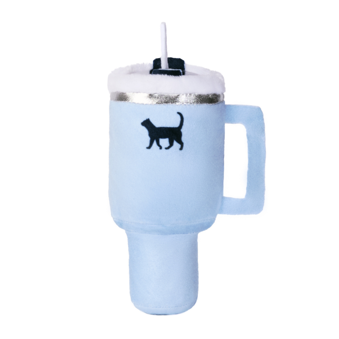 PUPROAR Kitty Cup Cat Toy | Cute Catnip & Crinkle Plush Cat Toy