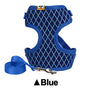 Rhinestone Cat Harness And Leash Set Breathable Mesh Small Pet Vest Harnesses Outdoor Walking Leads For Cats Puppy Dogs