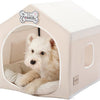 Indoor Dog House Tent Bed Soft Washable Foldable Cave For Small and Medium Dogs