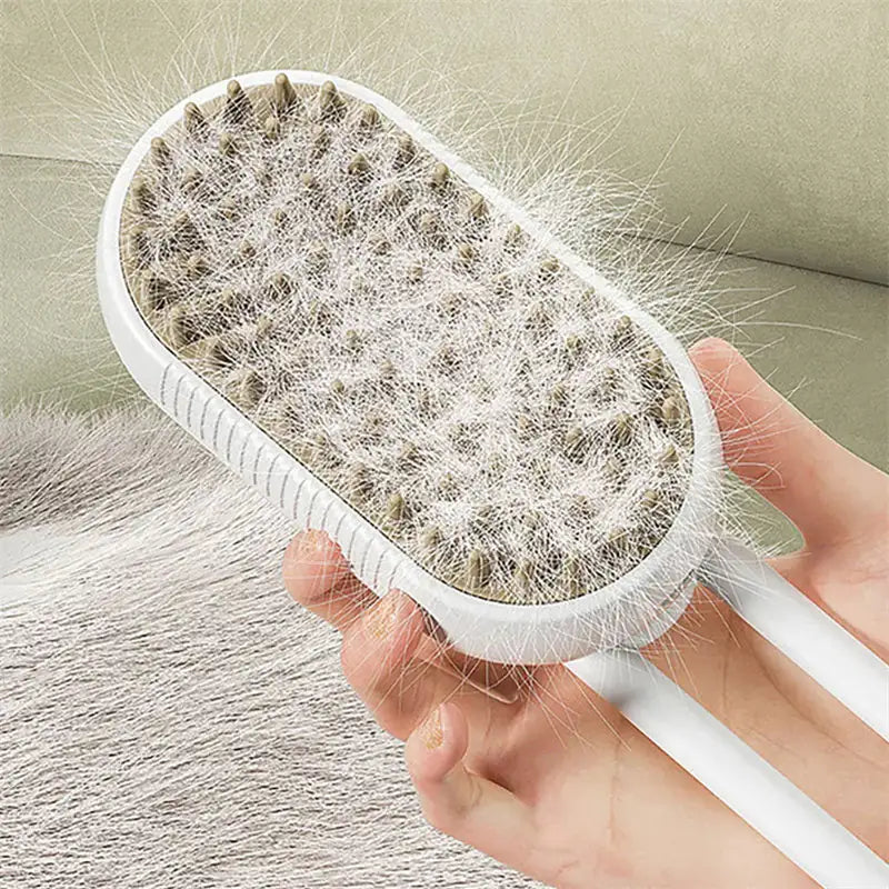 3-in-1 Electric Steam Brush for Pets