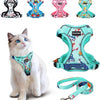 Cat Harness and Leash Set Escape Proof Reflective Adjustable Vest