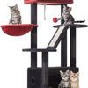 38-Inch Cat Tree for Indoor Cats | Kitten Tower with Condo, Hammock & Perch