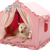 Indoor Dog House Tent Bed Soft Washable Foldable Cave For Small and Medium Dogs
