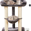 28-Inch Cat Tree for Large Cats | Window Perch, Hammock & Scratching Post