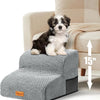 Foam Dog Stairs for Small Dogs & Cats Non Slip Pet Steps 2 Tier