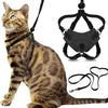 Cat Harness Escape Proof Adjustable Leash Set Reflective Walking Vest
