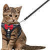 Cat Harness Leash Set Breathable Adjustable Mesh Vest