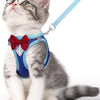 Escape Proof Cat Harness Leash Set Reflective Breathable Adjustable