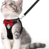 Escape Proof Cat Harness Leash Set Reflective Breathable Adjustable