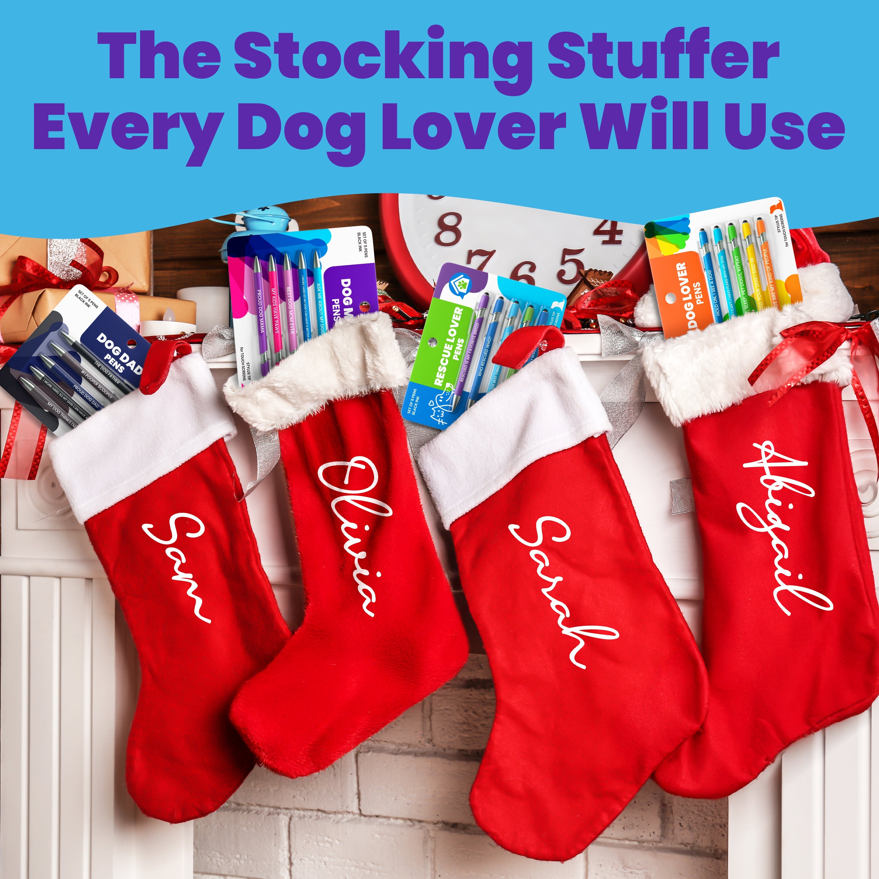 Dog-Themed Stylus Pen Sets