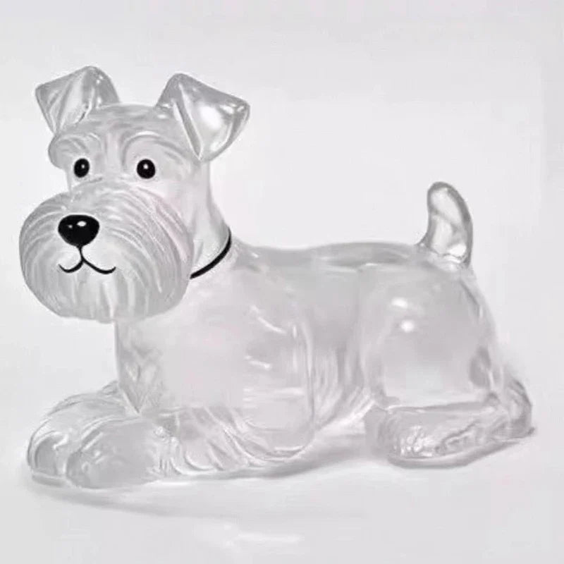 Clear Puppy Hair Memorial Keepsake Capsule | Pet Fur Container DIY Pendant Keychain