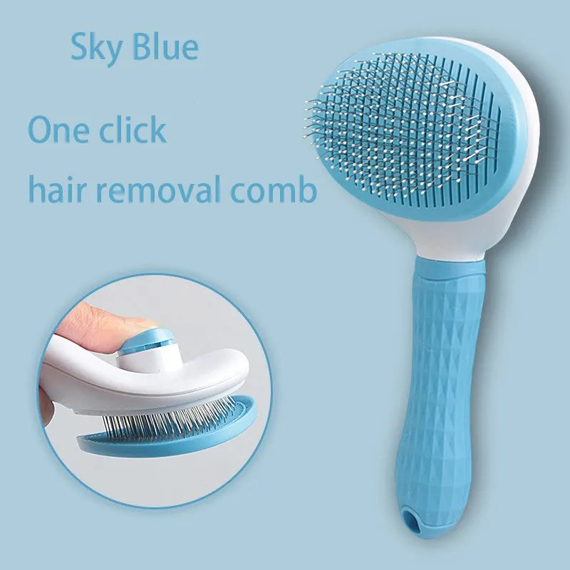 Pet Hair Removal Brush for Dogs & Cats