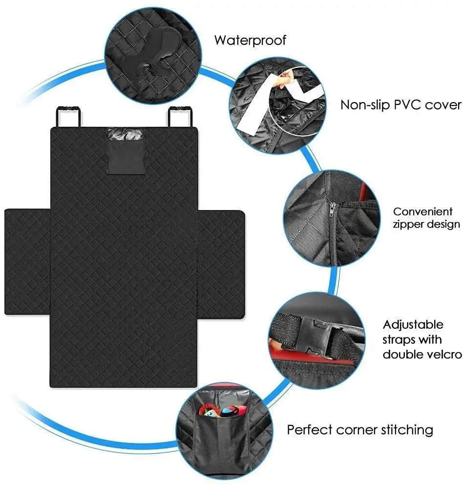 Waterproof Dog Car Seat Cover | Protect Your Car & Keep pet comfy