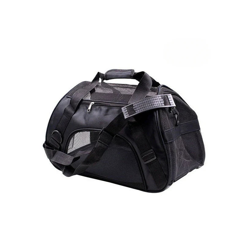 Portable Dog & Cat Travel Carrier – Breathable Mesh Pet Handbag
