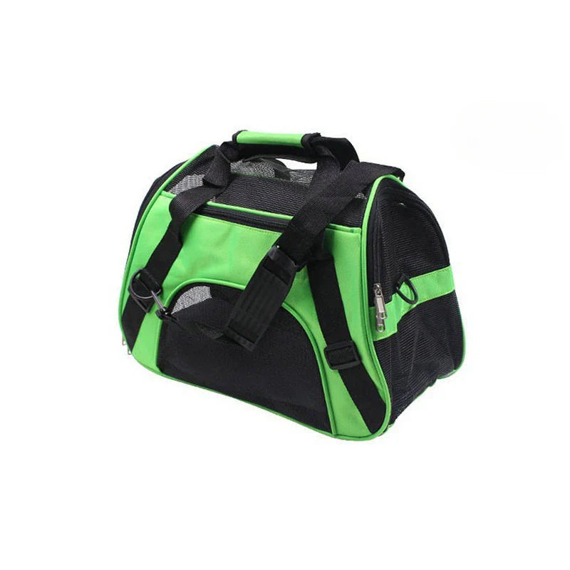 Portable Dog & Cat Travel Carrier – Breathable Mesh Pet Handbag