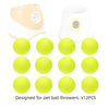 Tennis Balls for Dogs – 2-Inch Small Dog Balls Compatible with Automatic Ball Launchers (12 Pack)