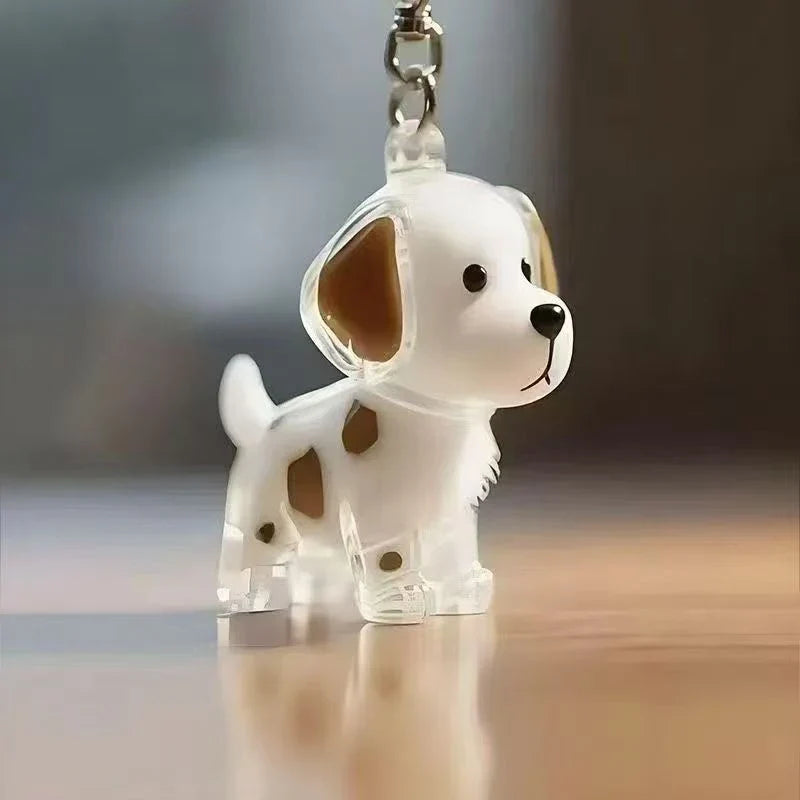 Clear Puppy Hair Memorial Keepsake Capsule | Pet Fur Container DIY Pendant Keychain