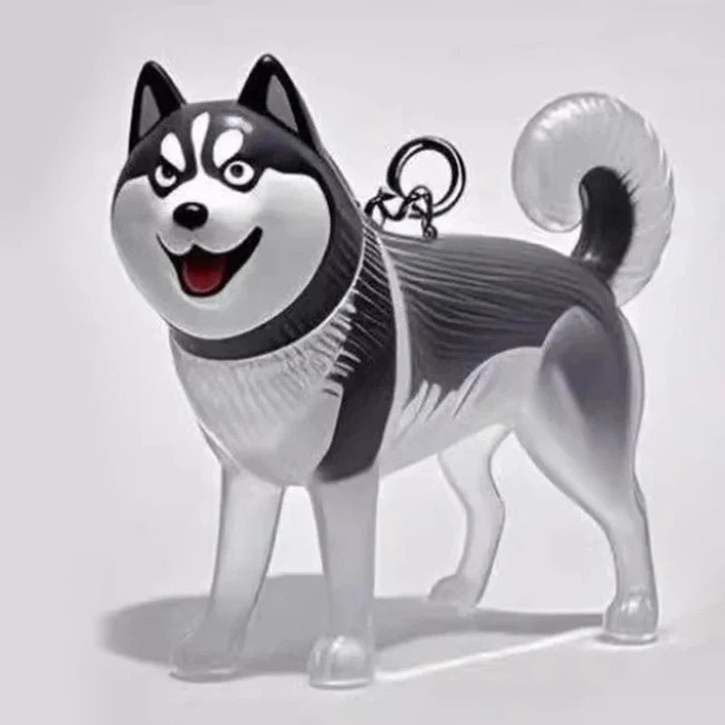Clear Puppy Hair Memorial Keepsake Capsule | Pet Fur Container DIY Pendant Keychain
