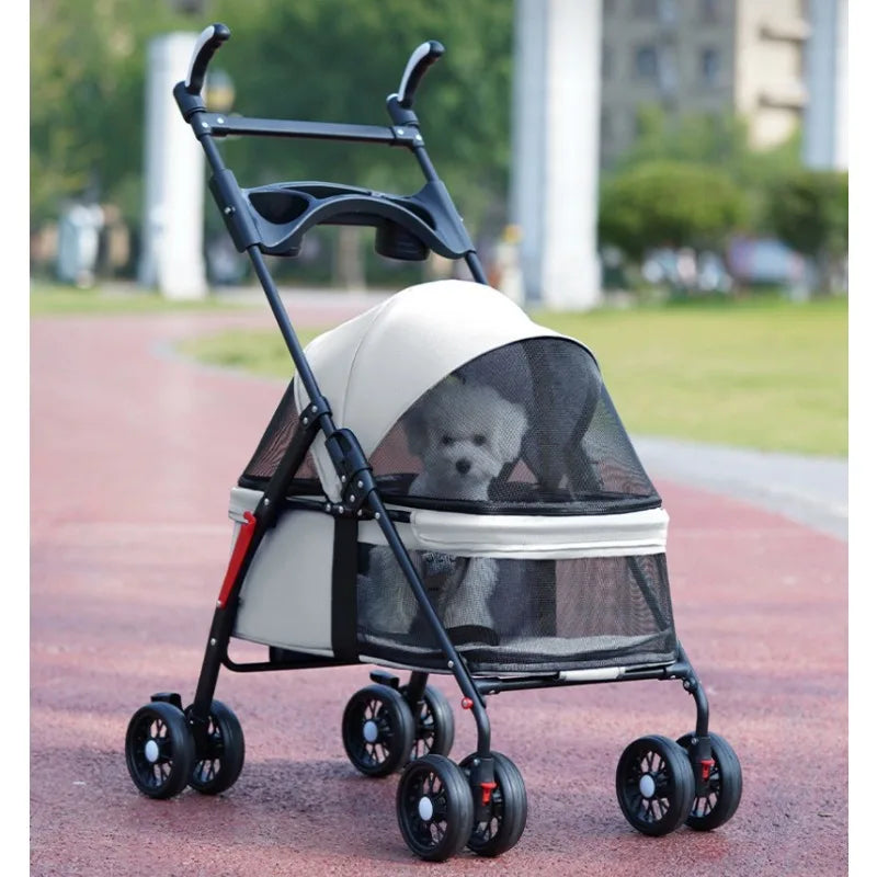 Foldable Pet Stroller for Small Dogs