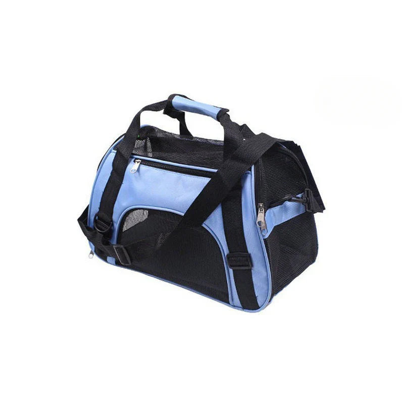 Portable Dog & Cat Travel Carrier – Breathable Mesh Pet Handbag