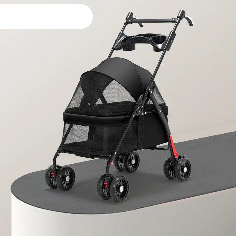 Foldable Pet Stroller for Small Dogs