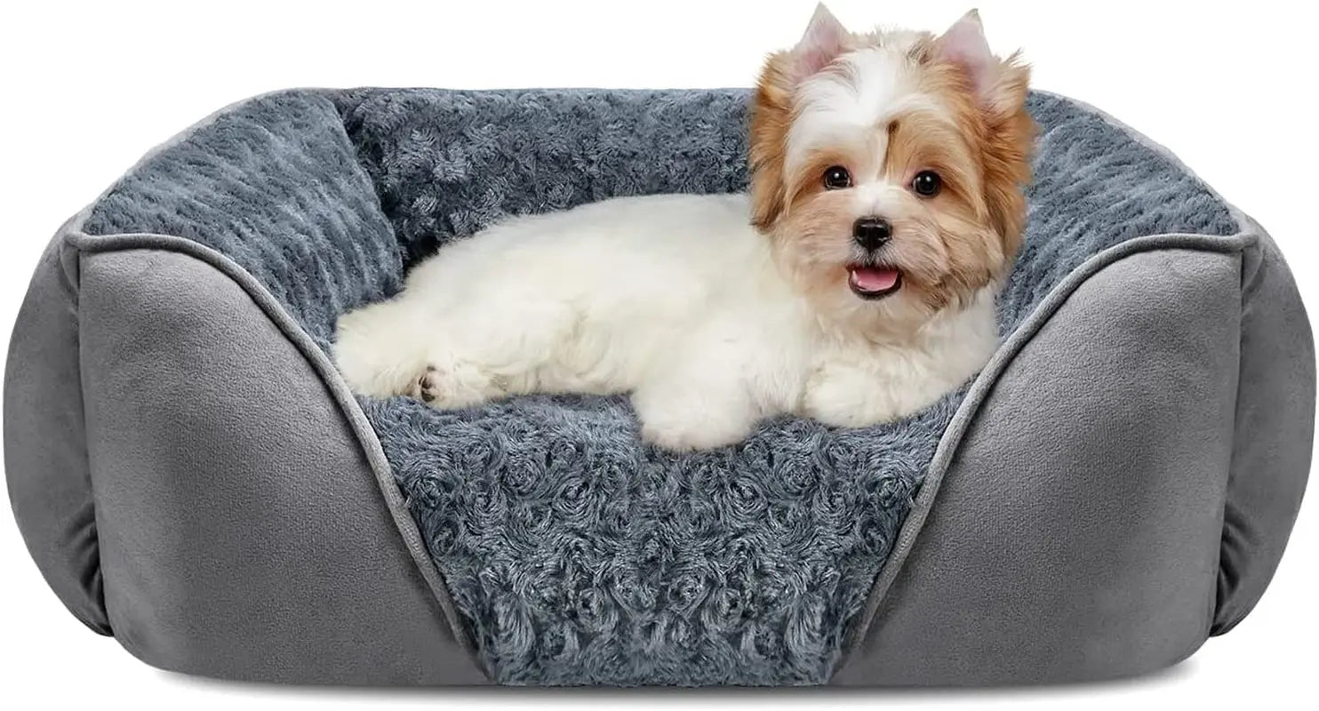Washable Orthopedic Dog Bed – Soft Calming Pet Sofa for Small to Large Dogs