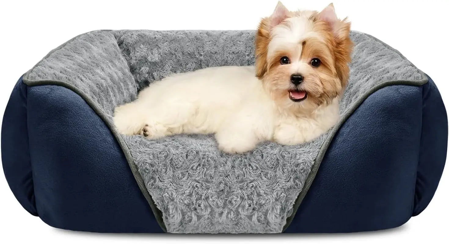 Washable Orthopedic Dog Bed – Soft Calming Pet Sofa for Small to Large Dogs