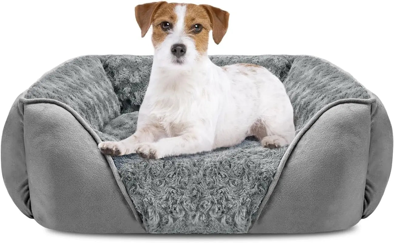 Washable Orthopedic Dog Bed – Soft Calming Pet Sofa for Small to Large Dogs