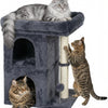 Cat Tree for Large Cats 24in Tower with Perch Condos Scratching Post