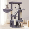 38-Inch Cat Tree for Indoor Cats | Kitten Tower with Condo, Hammock & Perch