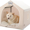 Indoor Dog House Tent Bed Soft Washable Foldable Cave For Small and Medium Dogs