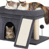 Cat Tree for Large Cats 24in Tower with Perch Condos Scratching Post